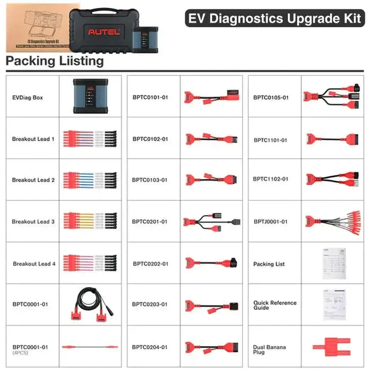 Autel EV Diagnostics Upgrade Kit | Tarvikkeet