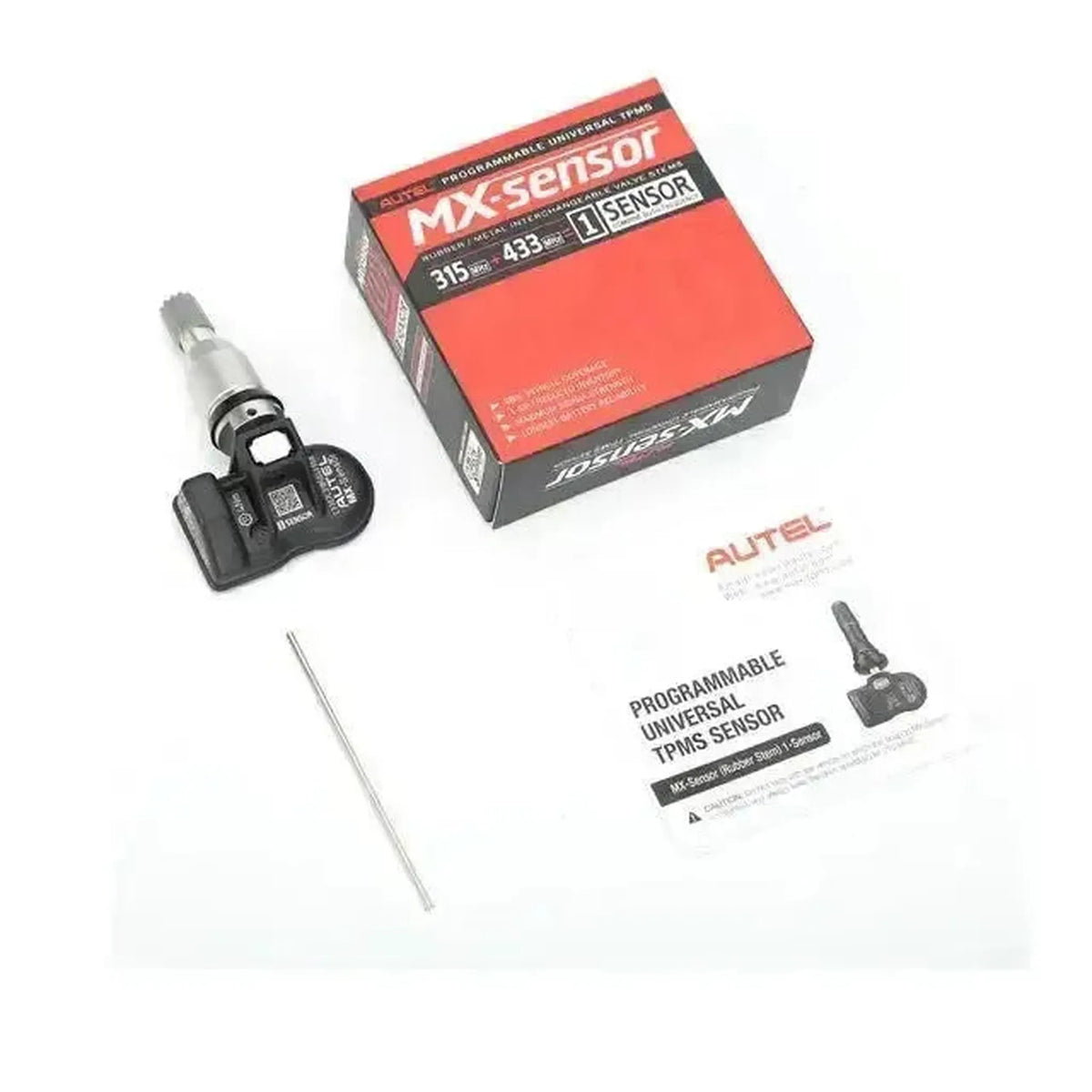 Autel MX-Sensor 315MHz+433MHz (Aluminium) | TPMS-sensori (Press-in)