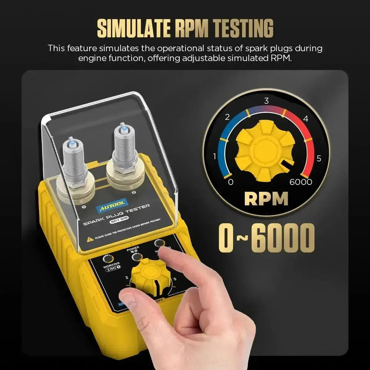 Autool SPT105 | Sytytyspistestin