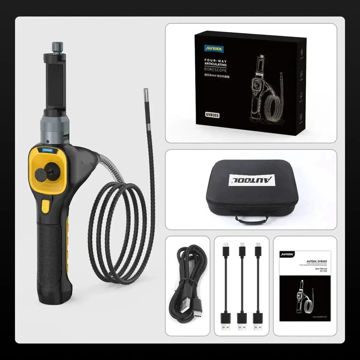 Autool SVB303 | Tarkastuskamera (6,2 mm)