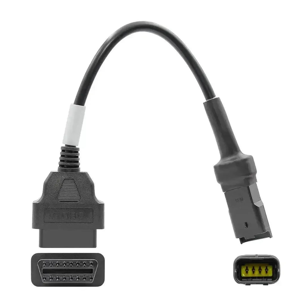 Ducati 4-nastainen OBD – 16-nastainen OBD2 -sovitinkaapeli | Moottoripyörä