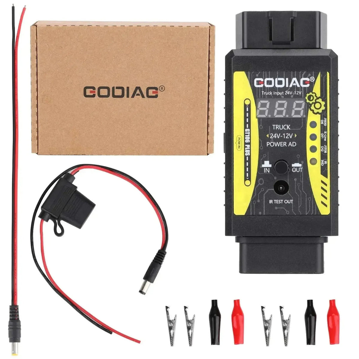 GoDiag GT106 Plus | Jännitteenmuunnin | Tarvikkeet
