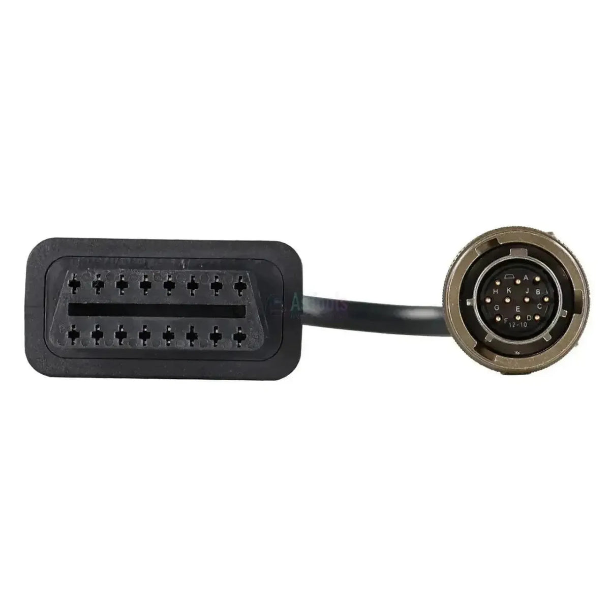 Jaltest (JDC537A) | MTU 10-nastainen OBD - 16-nastainen OBD2 sovitinkaapeli | Polttomoottori