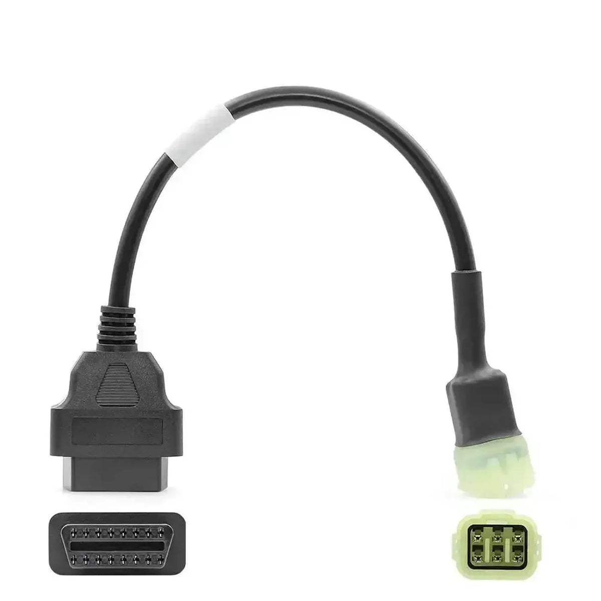 Kawasaki 6-pin OBD – 16-pin OBD2 -sovitinkaapeli | Moottoripyörä