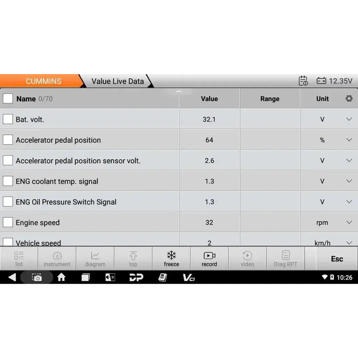 OBDSTAR IScan Pro Cummins (Marine) | Diagnostiikkalaite | Merimoottori