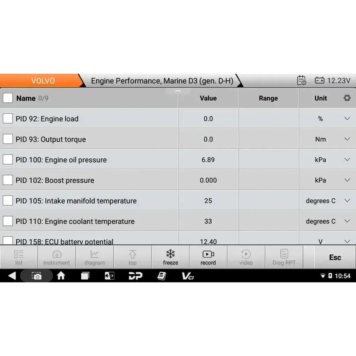 OBDSTAR IScan Pro Volvo (Marine) | Diagnostiikkaväline | Venemoottori