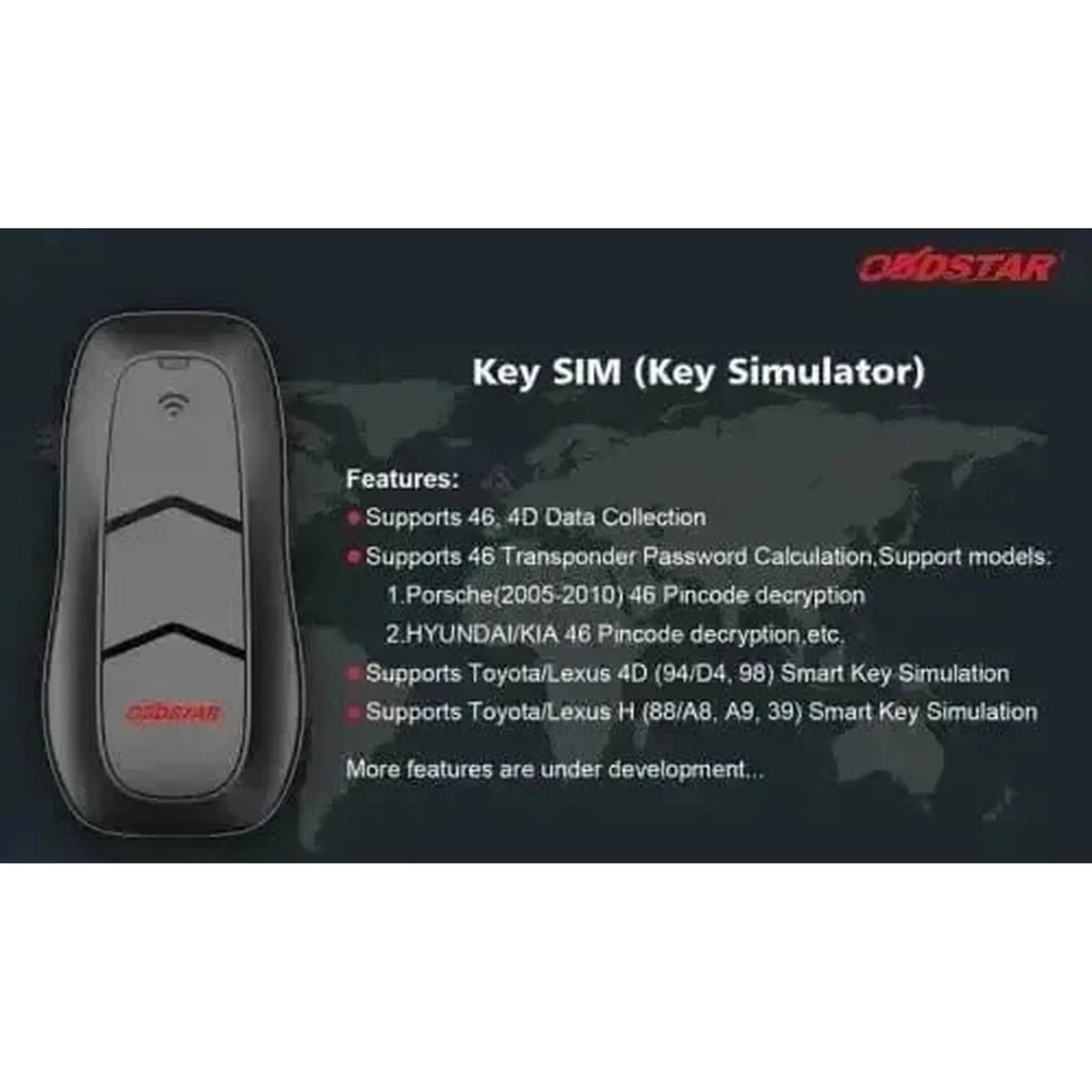 OBDSTAR Key SIM -avaimensimulaattori | Lisävarusteet