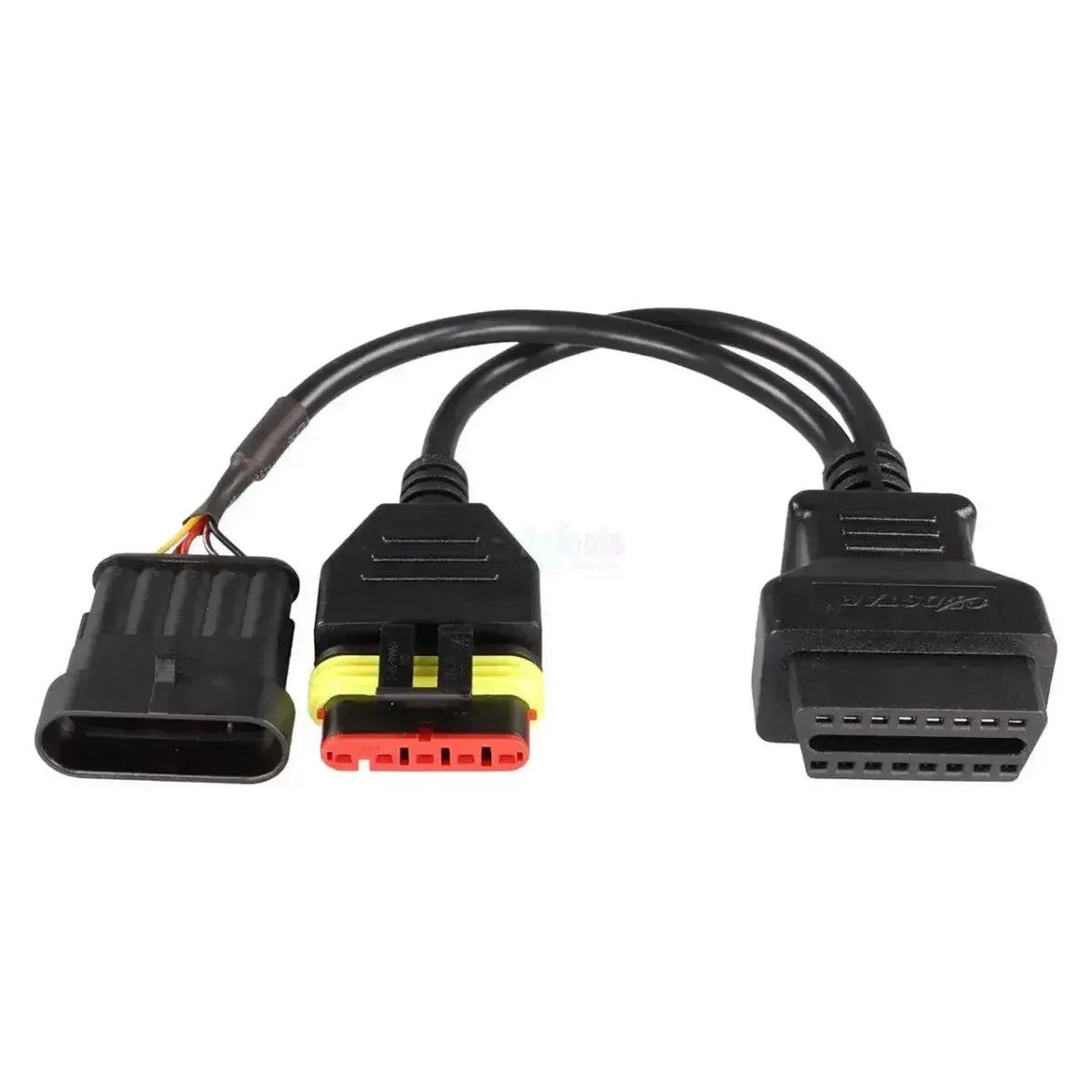 OBDSTAR (M047) | Vespa/Moto Guzzi 5+5-pins OBD – 16-pins OBD2 -sovitinkaapeli | Moottoripyörä