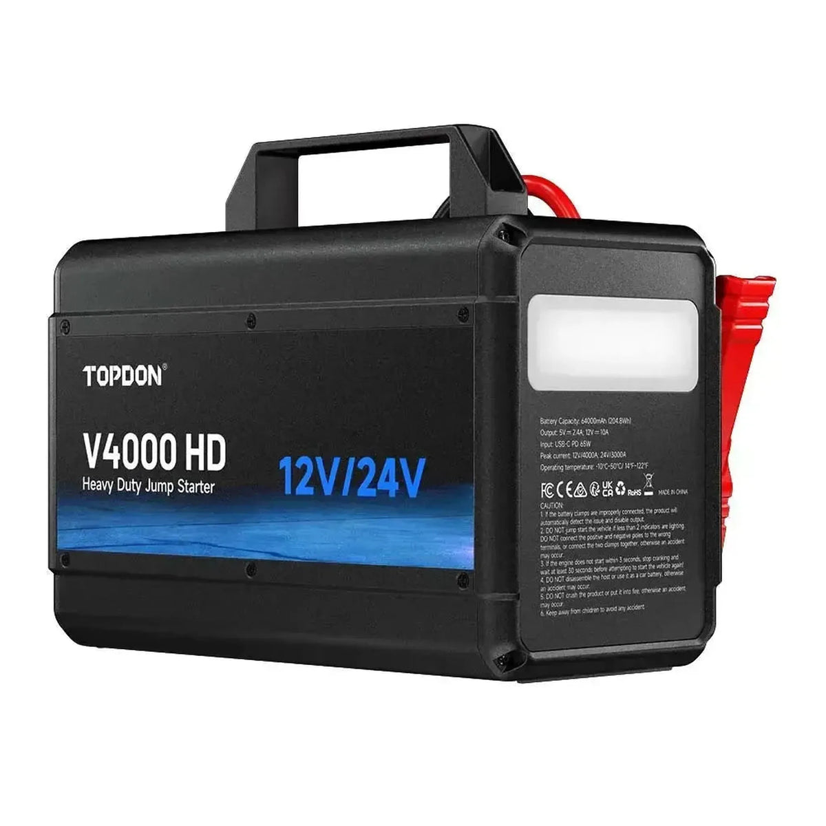 Topdon V4000 HD | Käynnistysvahvistin