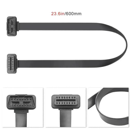 16-nastainen OBD2-litteä jatkokaapeli (60 cm) | Interface