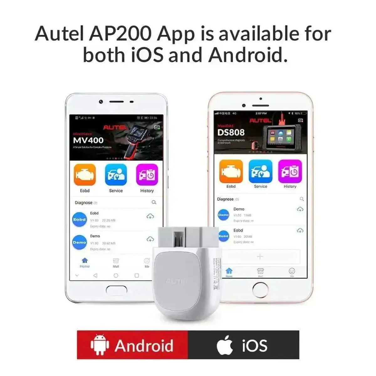 Autel MaxiAP AP200 | Diagnostiikkalaitteisto | Auto