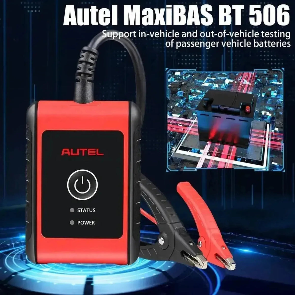 Autel MaxiBas BT506 | Akuistesteri