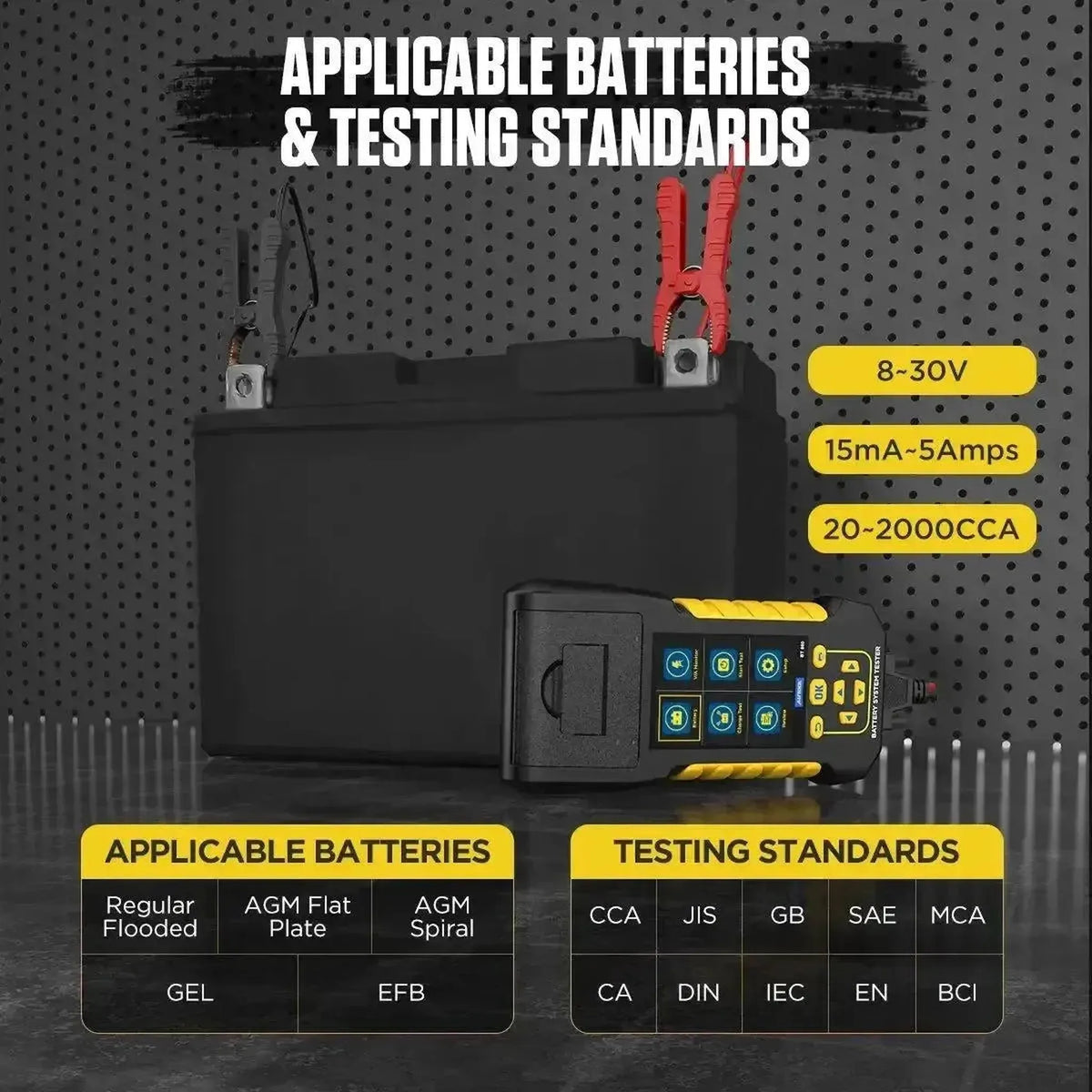 Autool BT880 | Akuntesteri