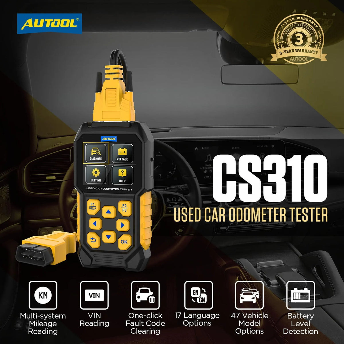 Autool CS310 | Mittarinlukija