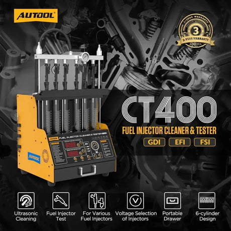 Autool CT400 | Injektoritestauslaite