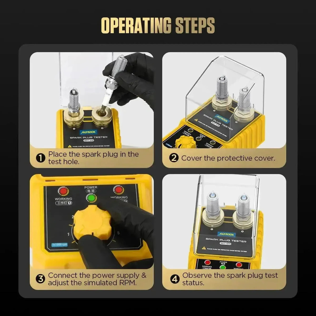 Autool SPT105 | Sytytyspistestin