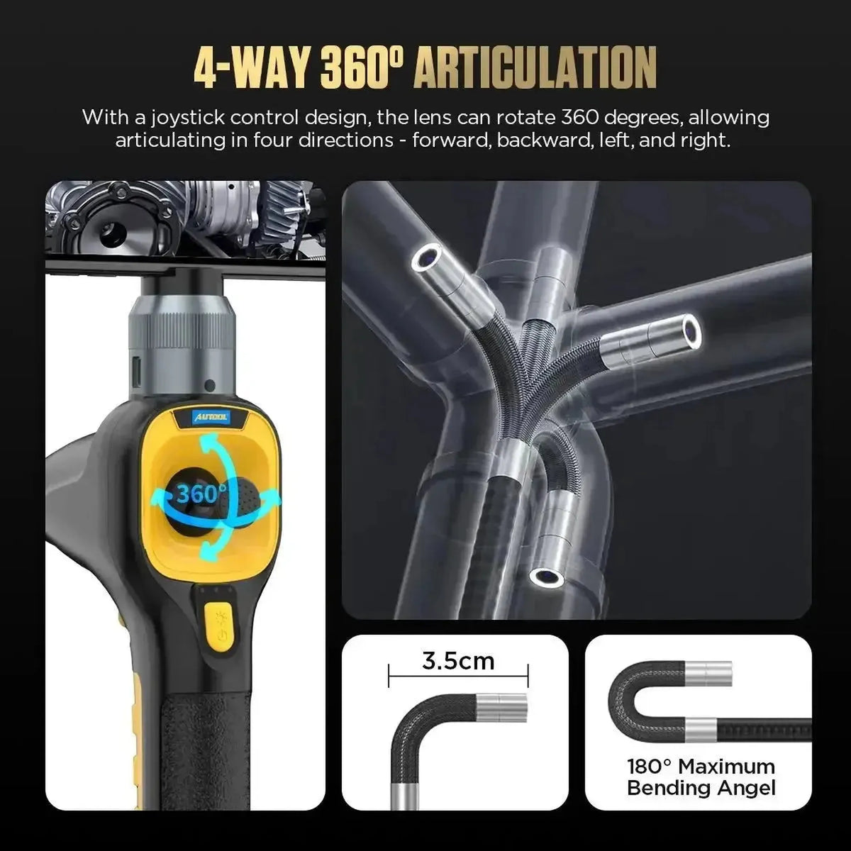 Autool SVB303 | Tarkastuskamera (6,2 mm)