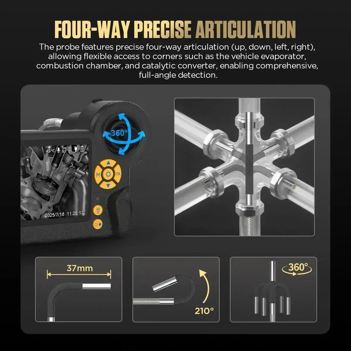 Autool SVB408 | Inspektiokaamera (3,9 mm)