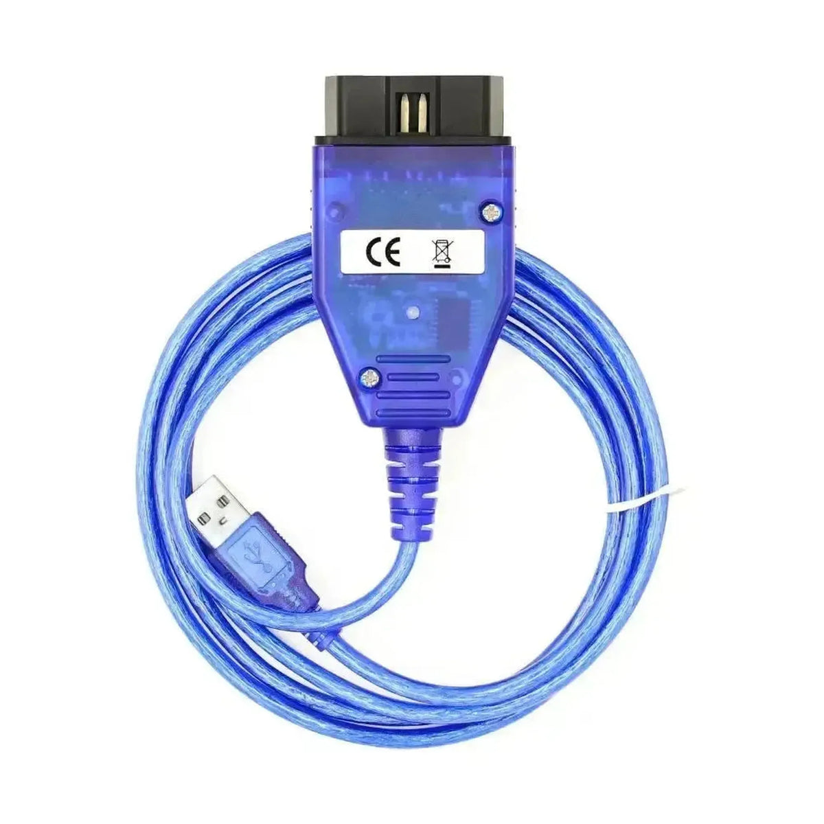 BMW K+DCAN OBD2 - USB (Switch) | Liitäntäkaapeli (Sininen)