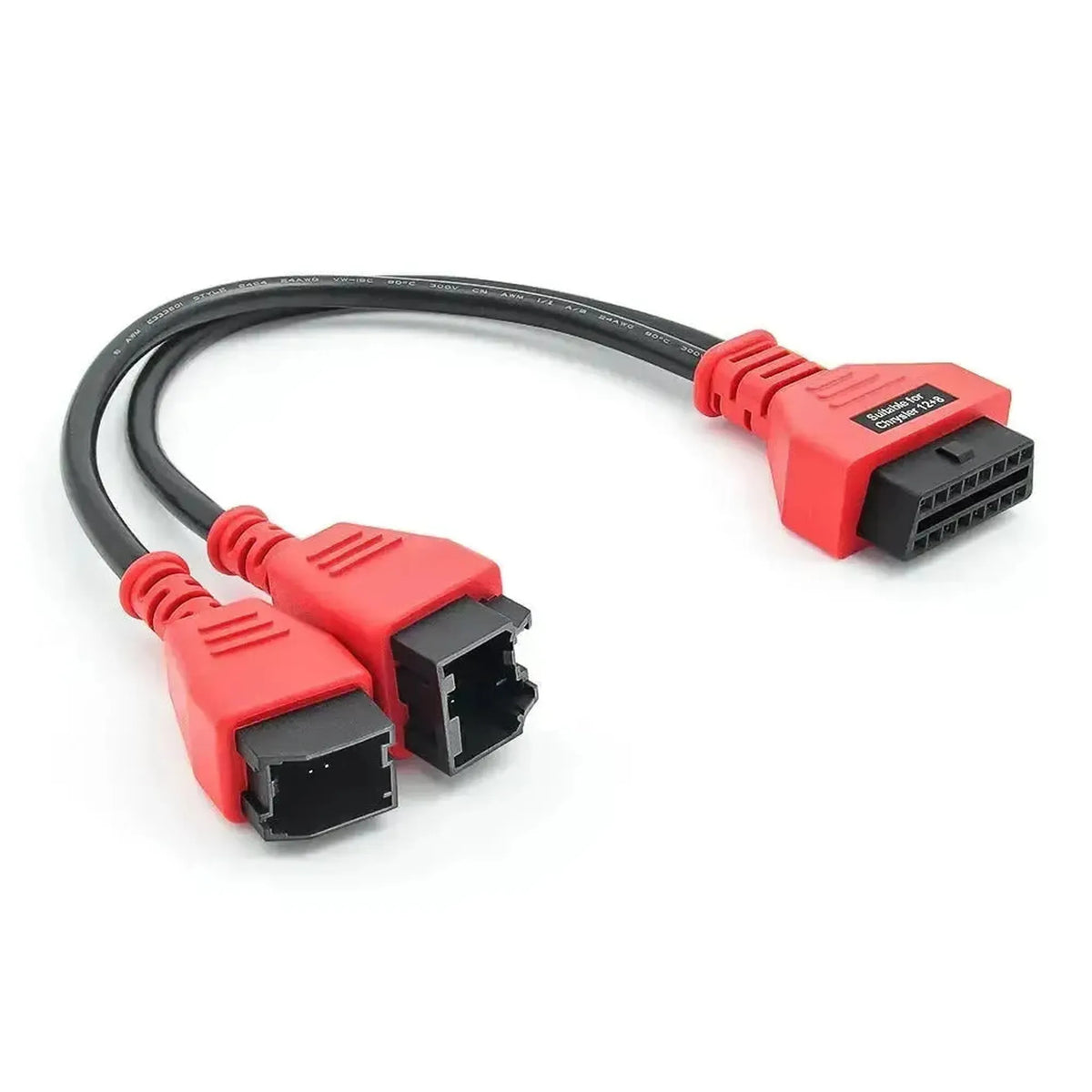FCA 12+8-pins SGW – 16-pins OBD2 -liitäntäkaapeli | Henkilöauto