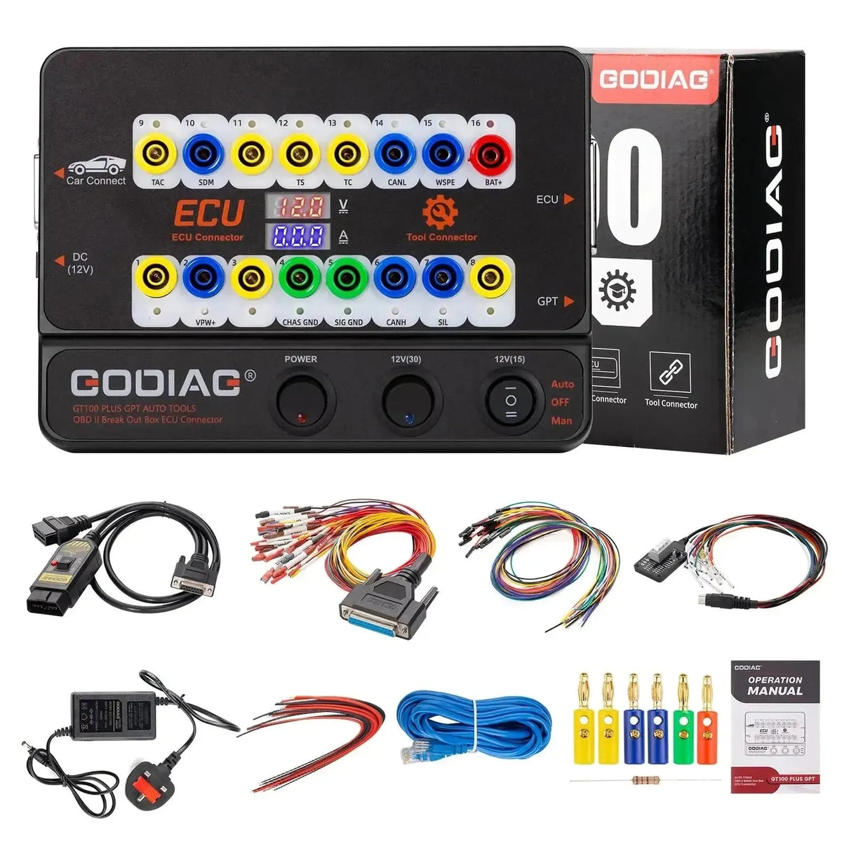 GoDiag GT100 Plus | Breakout Box | Lisävarusteet