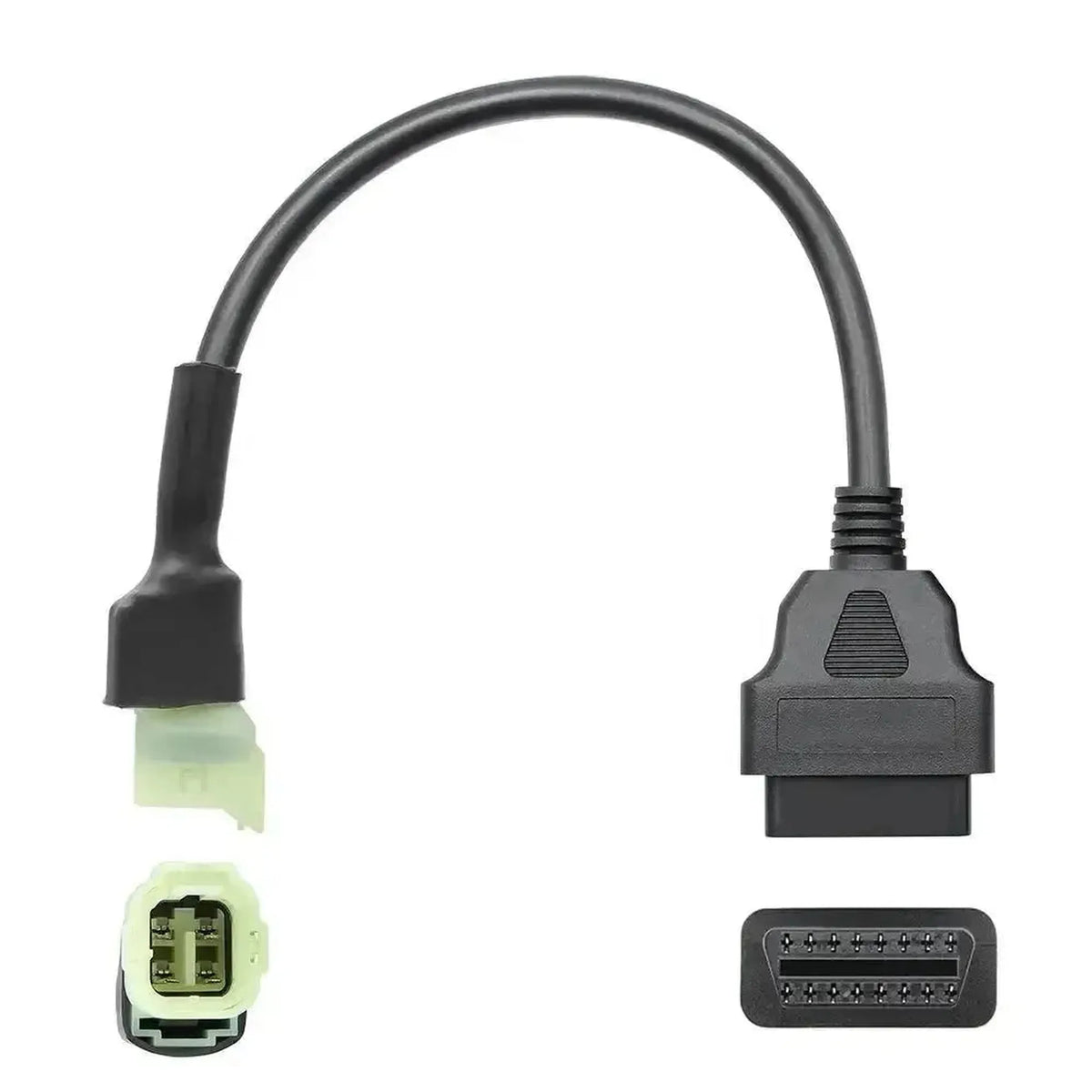Honda 4-nastainen OBD – 16-nastainen OBD2 -sovitinkaapeli | Moottoripyörä