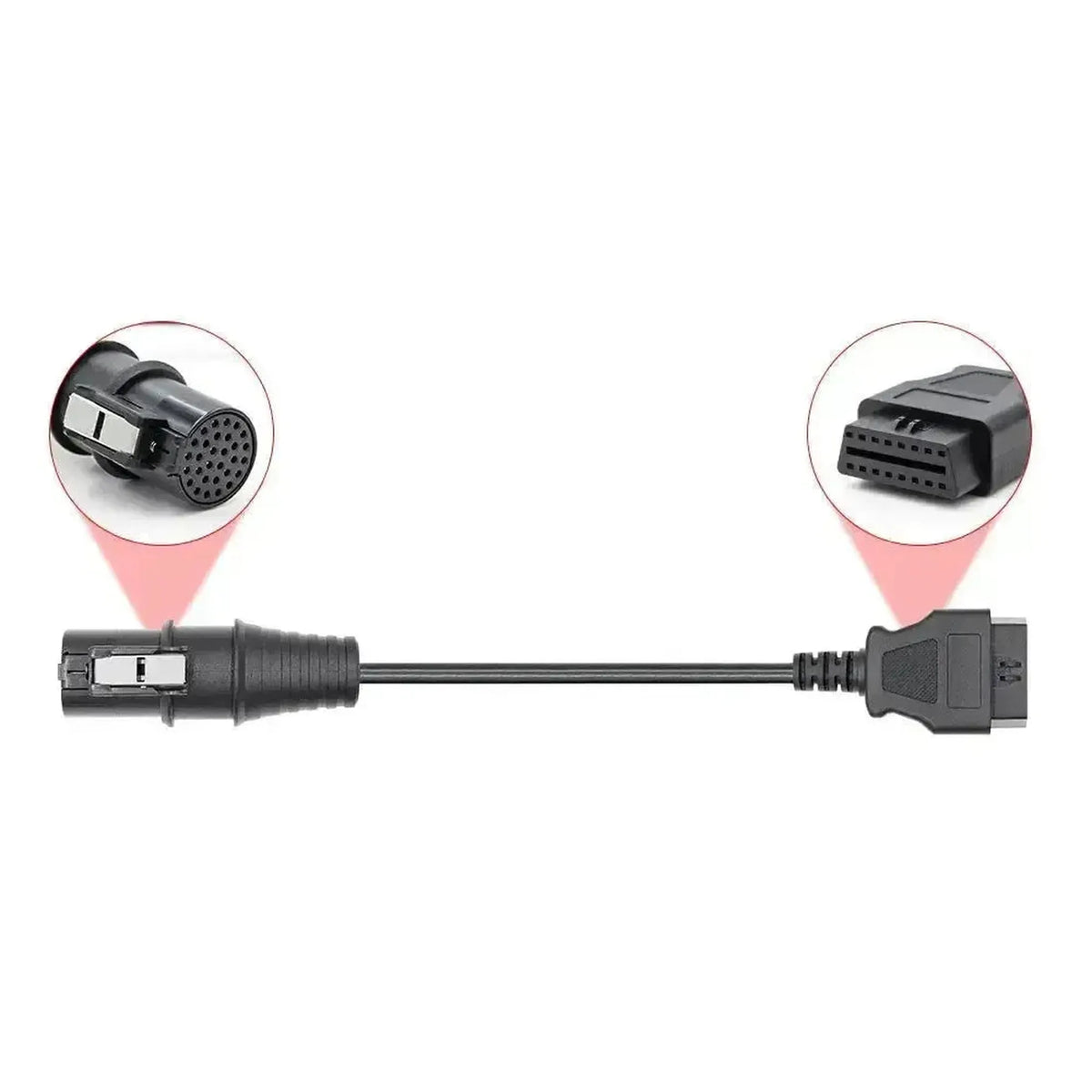 Iveco 30-nastainen OBD1 – 16-nastainen OBD2 -sovitinkaapeli | Kuorma-auto