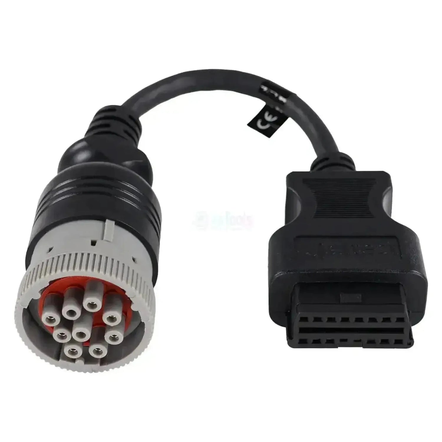 Jaltest (JDC505A) | CAT/Perkins 9-nastainen OBD - 16-nastainen OBD2 -adapteri | Polttomoottori