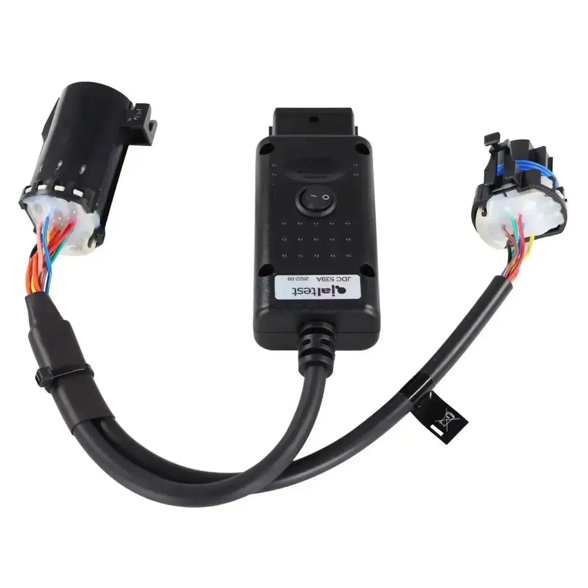 Jaltest (JDC539A) | Bobcat 6+6-pins OBD - 16-pins OBD2 -sovitinkaapeli | Polttomoottori
