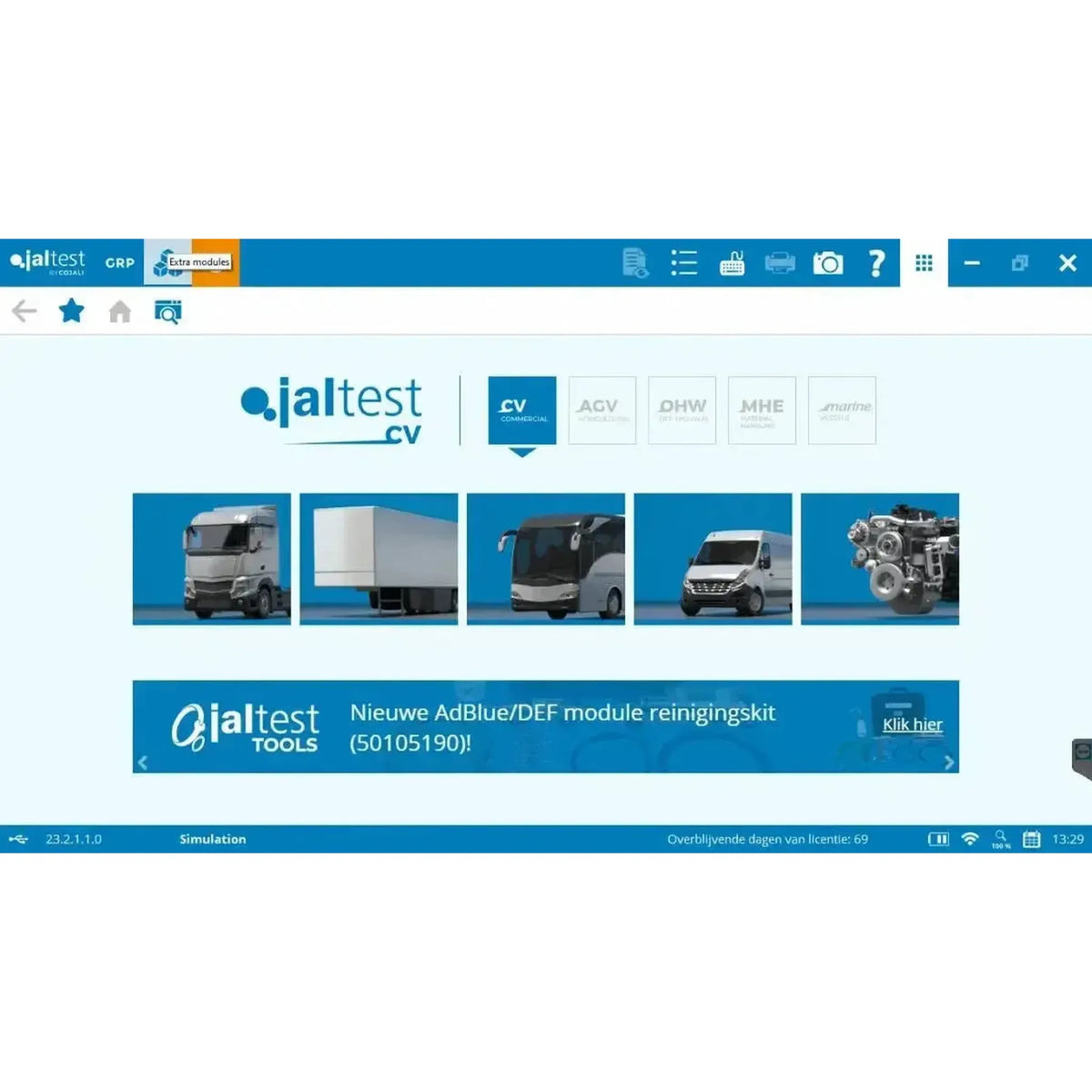 Jaltest LCV (Light Commercial Vehicle) diagnostiikkaite