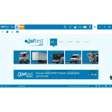 Jaltest LCV (Light Commercial Vehicle) diagnostiikkaite