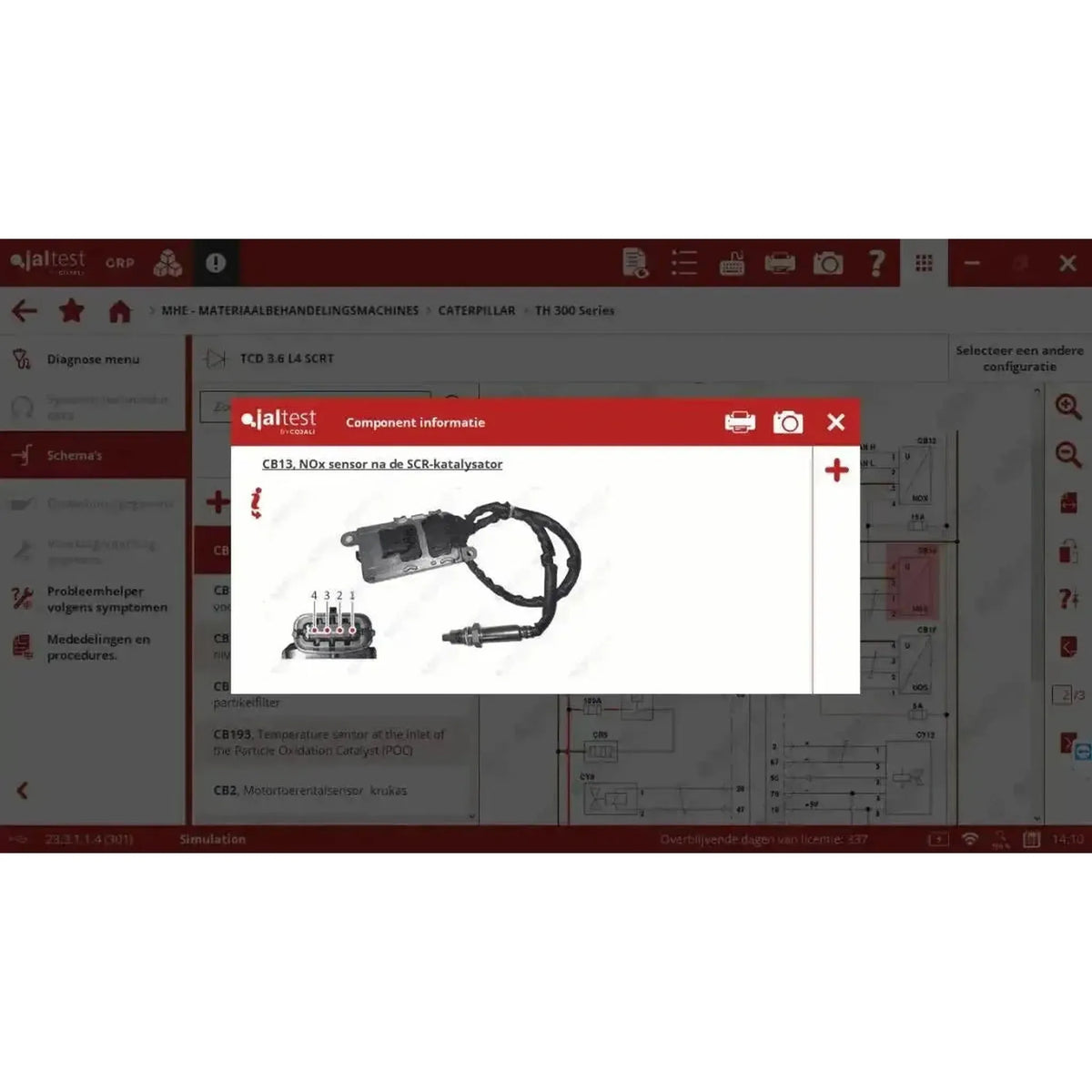 Jaltest MHE (Material Handling Equipment) -diagnostiikalaite