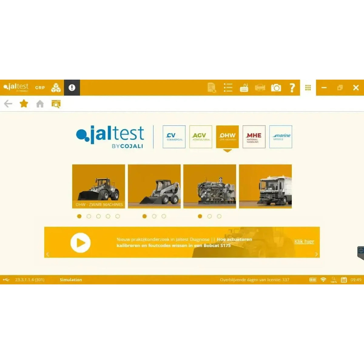 Jaltest Veegmachines Uitleesapparaat