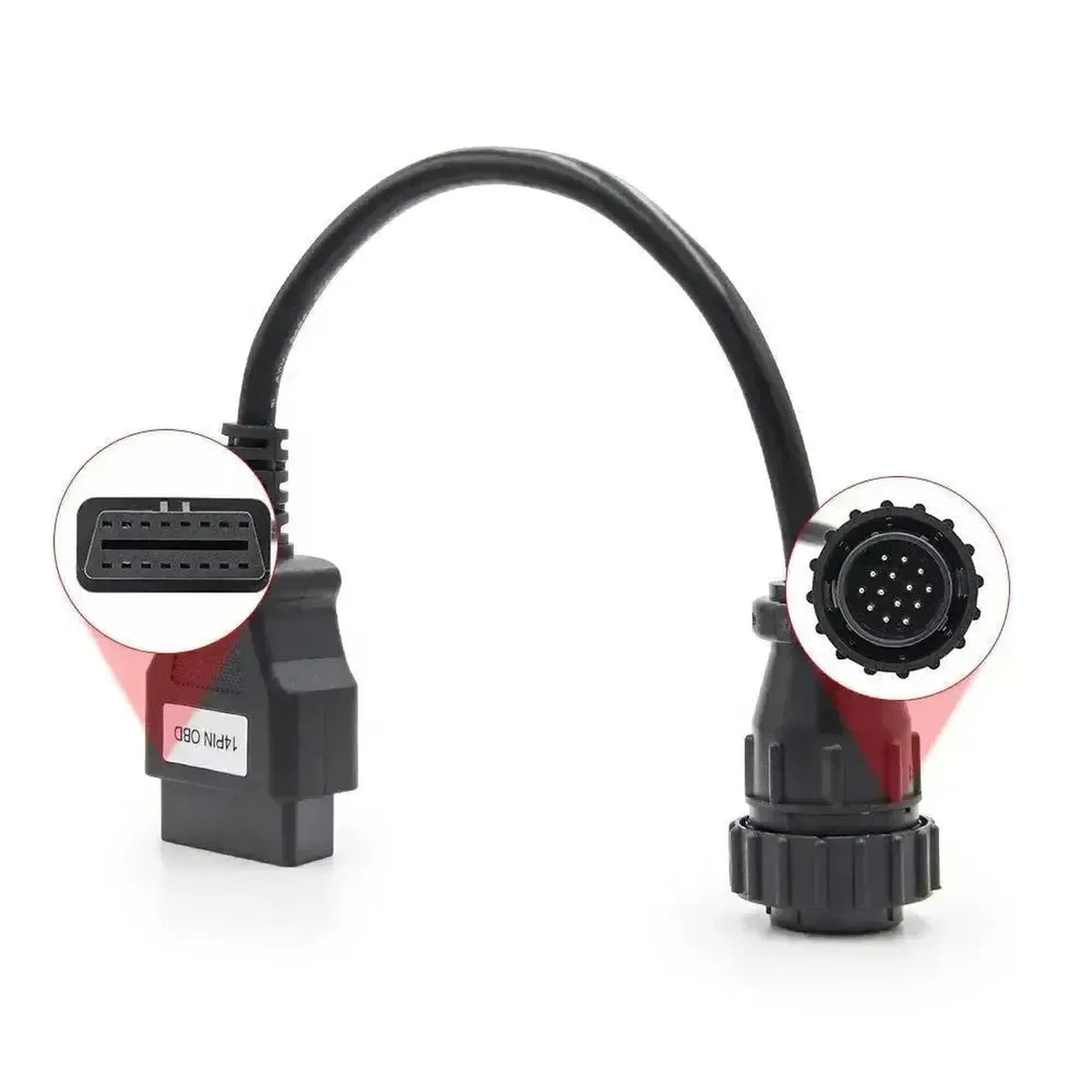 Mercedes (Sprinter) 14-nastainen OBD1 – 16-nastainen OBD2 sovitinkaapeli | Pakettiauto