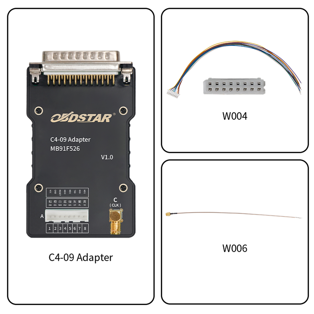 OBDSTAR (C4-09) | Adapterisarja (MB91F526) | Lisävarusteet