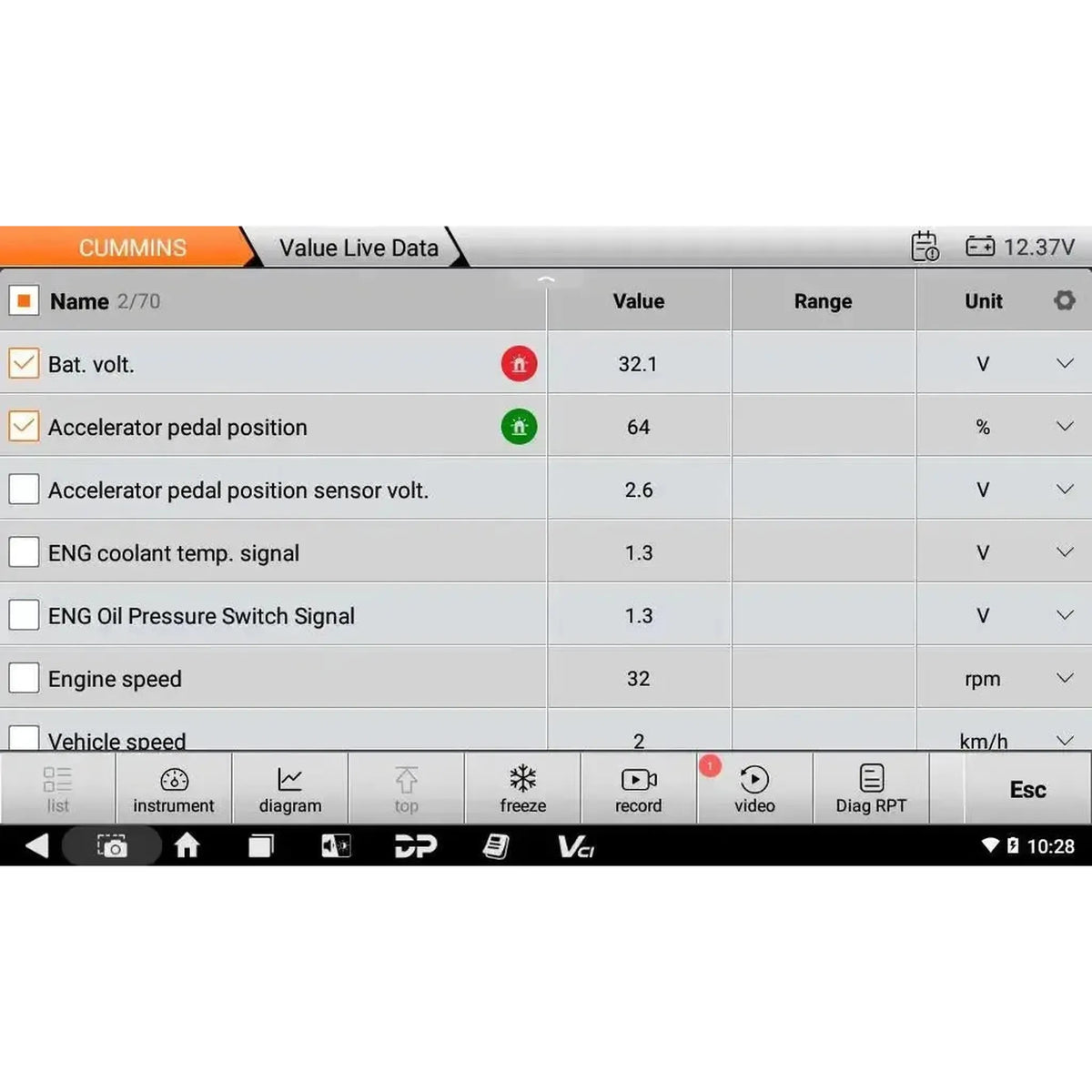 OBDSTAR IScan Pro Cummins (Marine) | Diagnostiikkalaite | Merimoottori