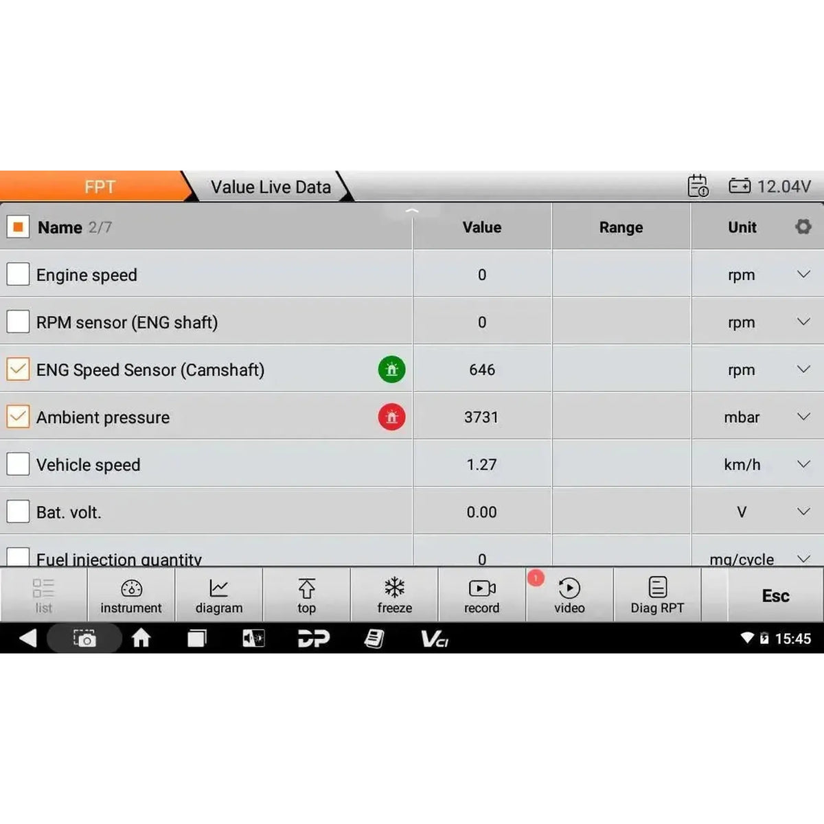 OBDSTAR IScan Pro FPT (Marine) | Diagnostiikkaväline | Sisävesialus