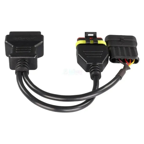 OBDSTAR (M047) | Vespa/Moto Guzzi 5+5-pins OBD – 16-pins OBD2 -sovitinkaapeli | Moottoripyörä