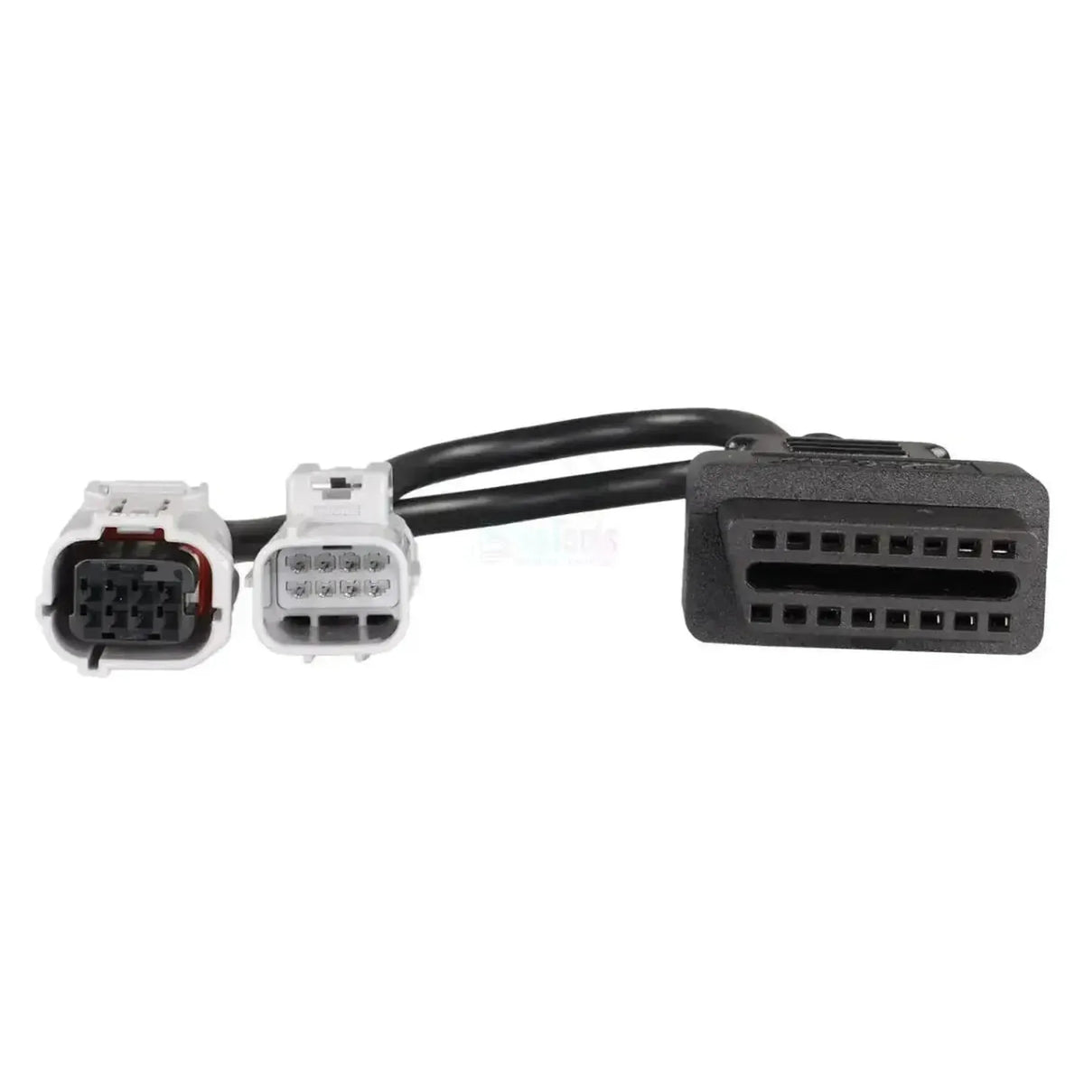 OBDSTAR (M048) | Aprilia 8+8-pins OBD – 16-pins OBD2 Verloopkabel | Motorfiets