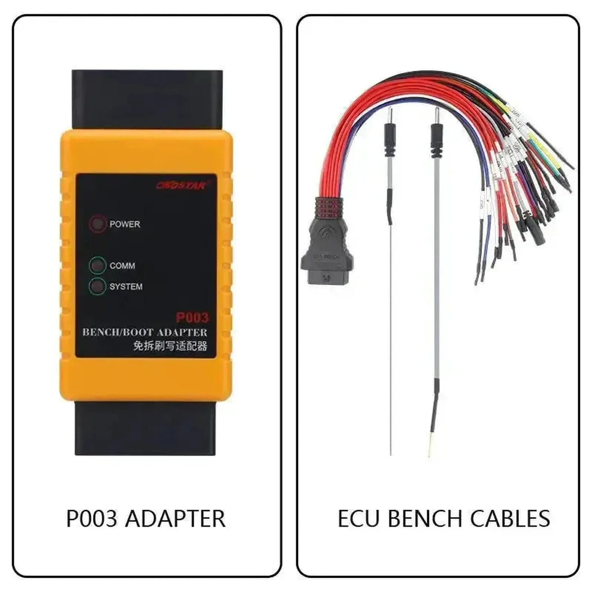 OBDSTAR P003 Kit | Tarvikkeet