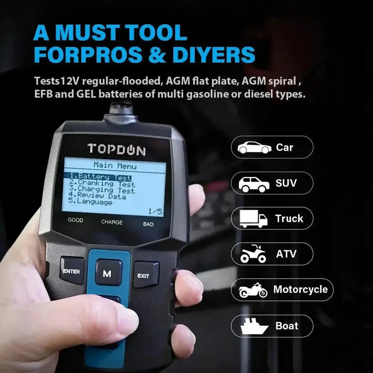 Topdon BT100 | Akuista