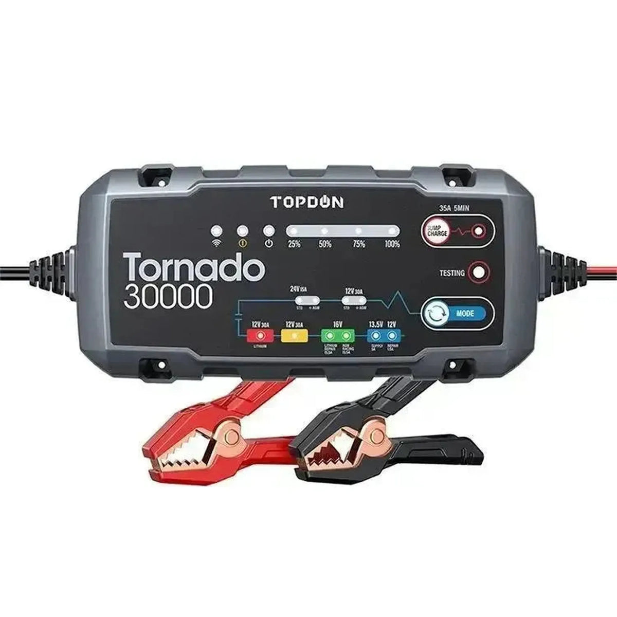 Topdon Tornado T30000 | Akkulaturi