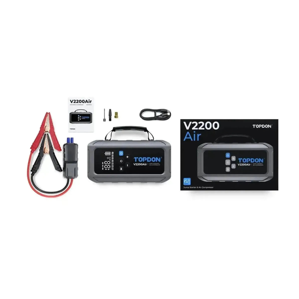 Topdon V2200Air | Akkulataus